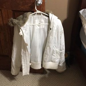 Cute short puffer coat